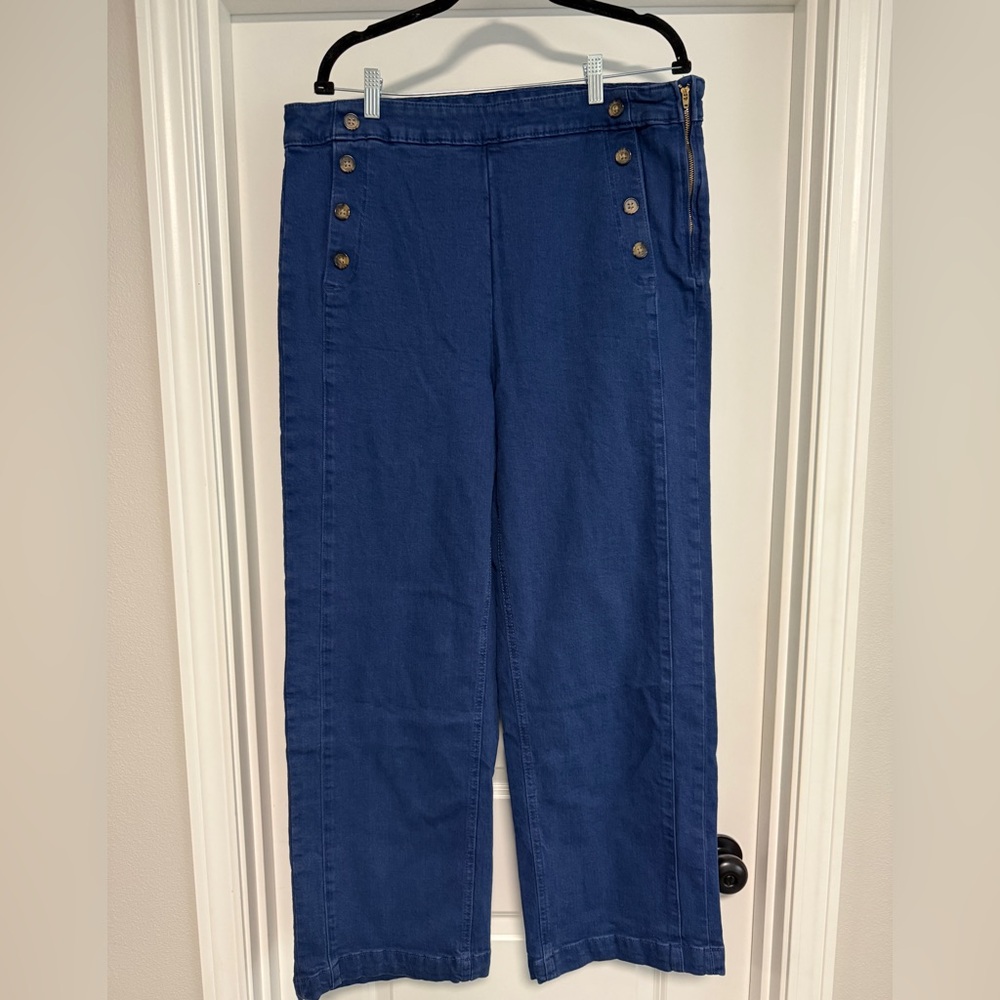 Old Navy Sky Hi Sailor Wide Leg Jeans